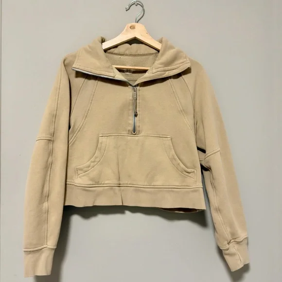 LULULEMON Scuba Oversized Half Zip Hoodie - Trench - Picture 3 of 7